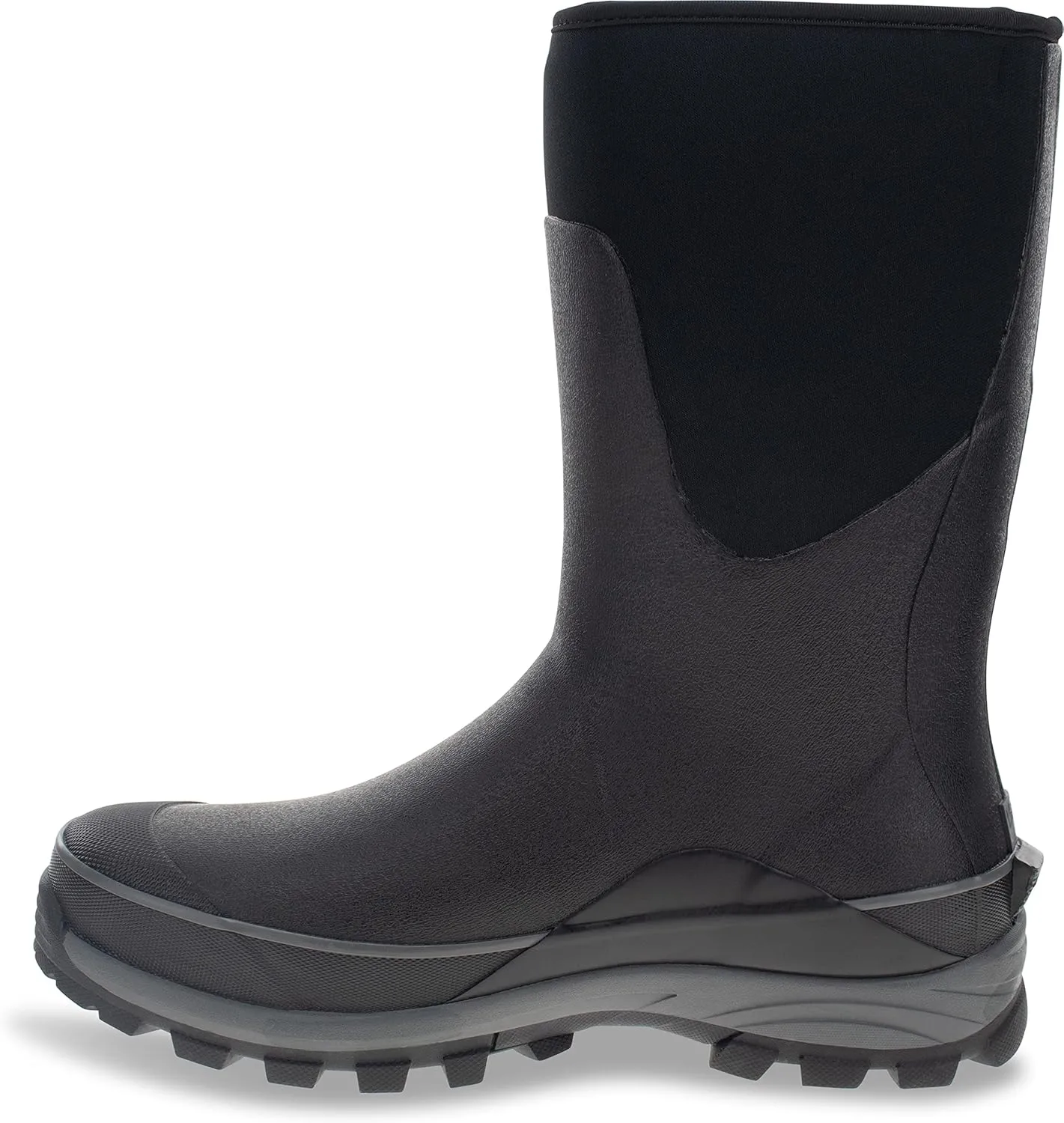 Western Chief Men's Neoprene Mid Height Waterproof Boot with Memory Foam Insole Calf
