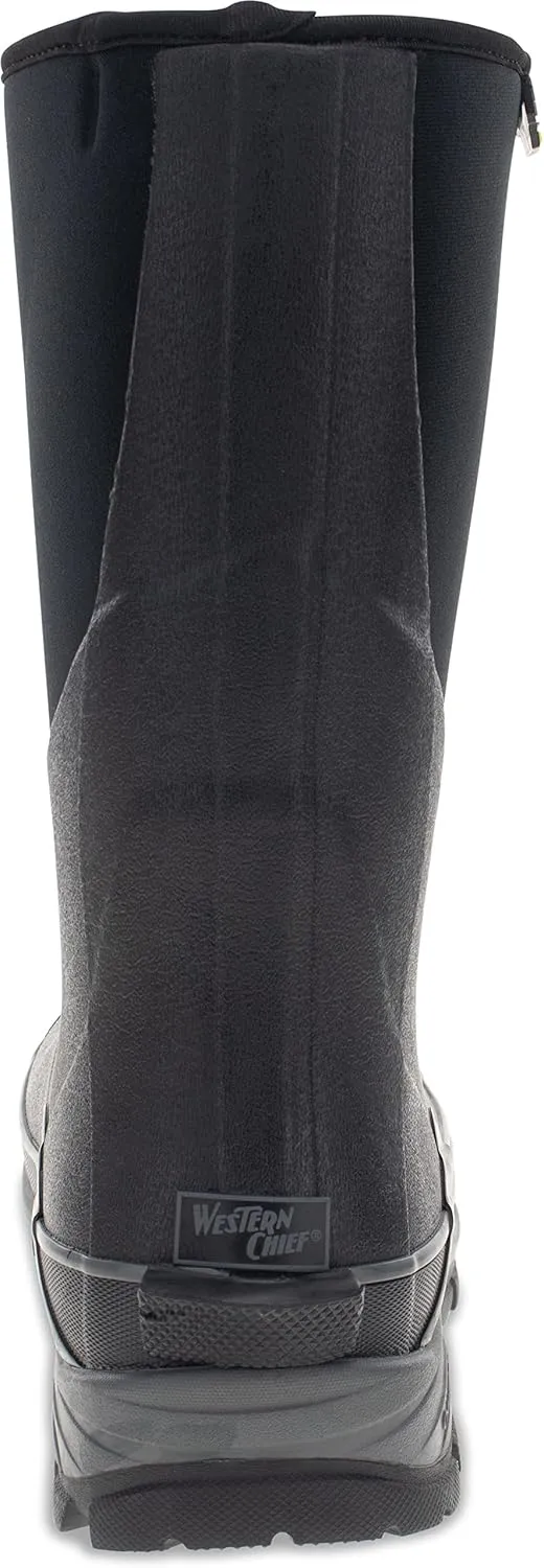 Western Chief Men's Neoprene Mid Height Waterproof Boot with Memory Foam Insole Calf