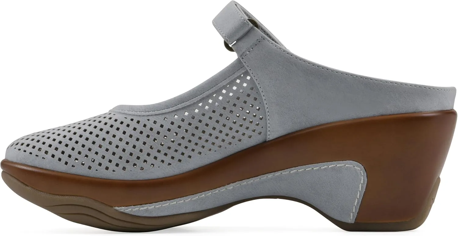 WHITE MOUNTAIN Women's Vinto 2 Heeled Mary Jane Clog