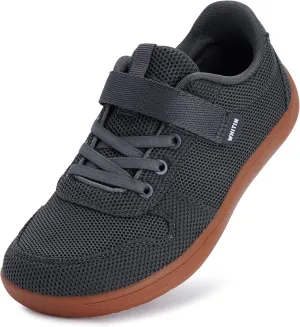 WHITIN Little/Big Kids Minimalist Barefoot Shoes   Zero Drop   Wide Sneaker for Boys/Girls