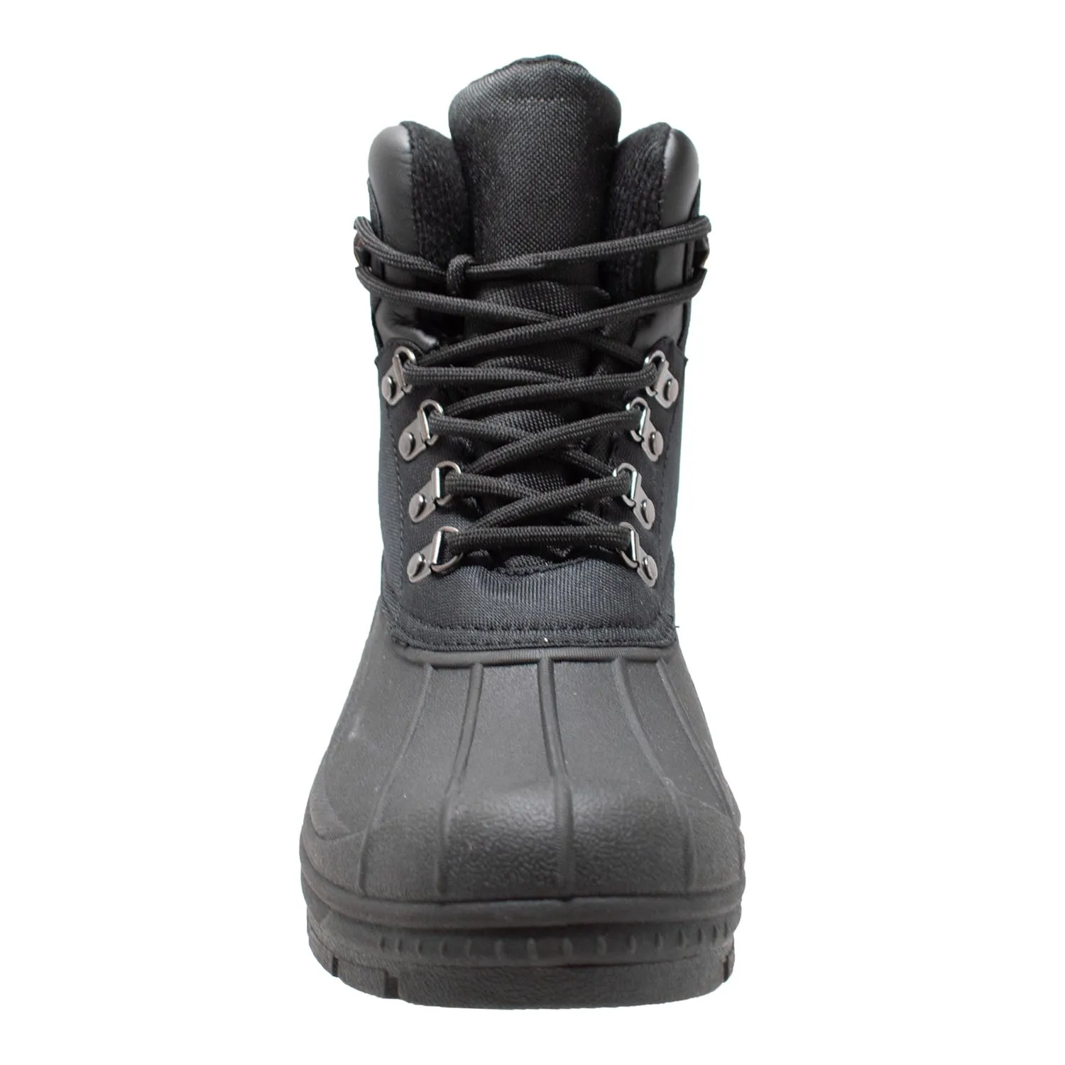 Winter Tecs Mens Durable Lace Black Winter Boots