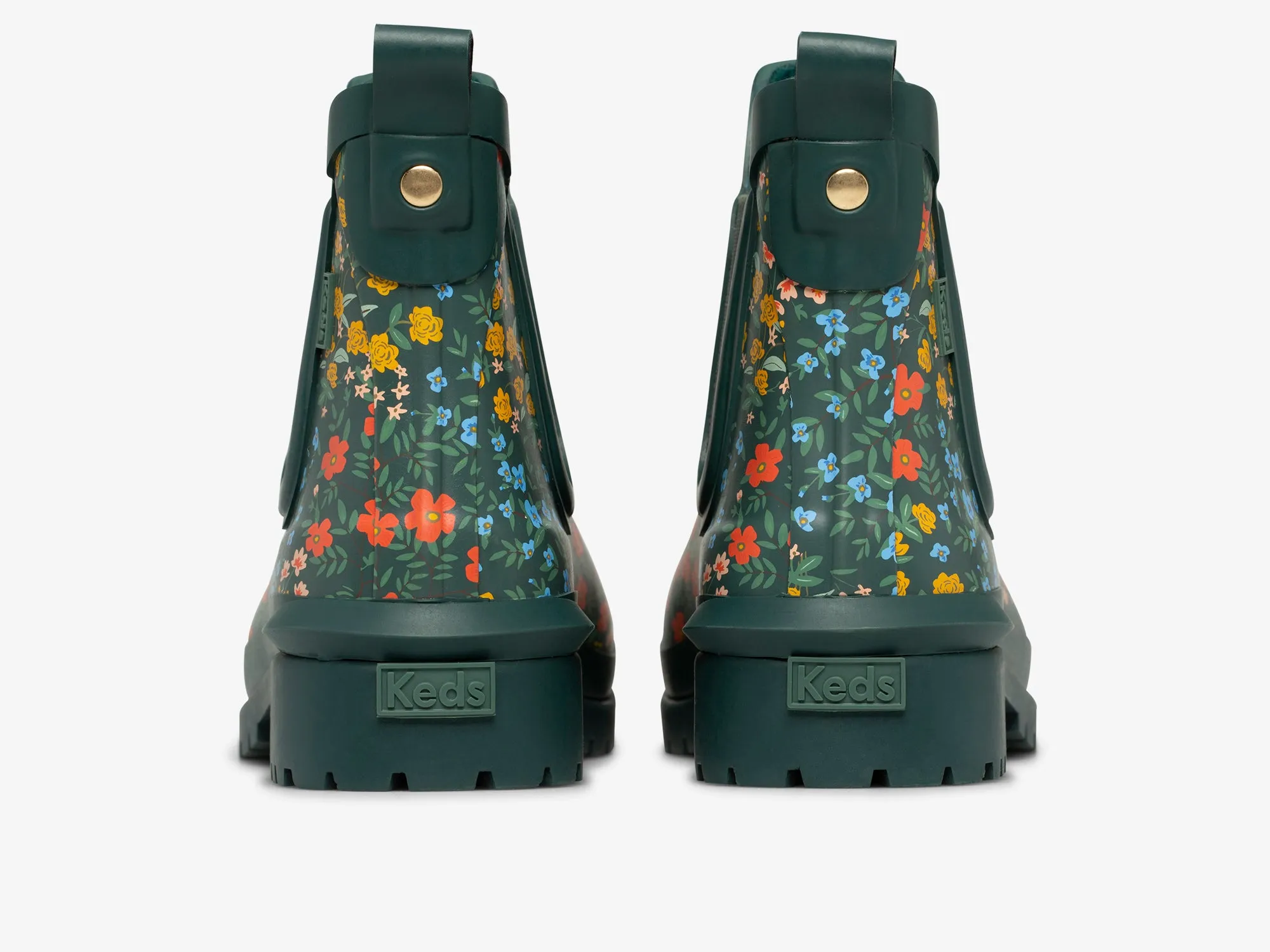 Women's Keds x Rifle Paper Co. Rowan Rain Boot Wildwood Green