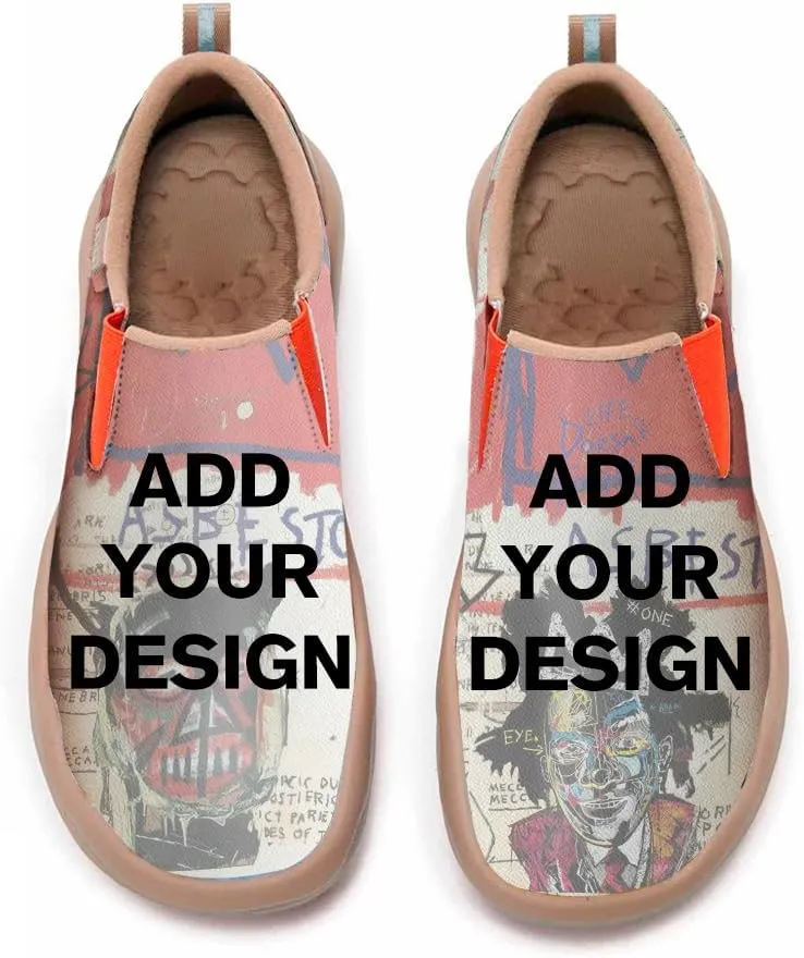 Women's Painted Travel Loafers - Fashion Slip On Sneaker Casual Comfortable Walking Lightweight Nurse Shoes