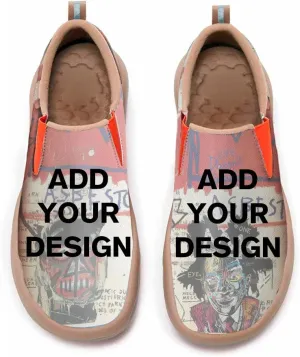 Women's Painted Travel Loafers - Fashion Slip On Sneaker Casual Comfortable Walking Lightweight Nurse Shoes