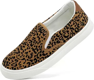 Women's Slip on Sneakers Womens Loafers Classic Canvas Leisure Vintage Flat Fashion Comfortable Elastic Sneakers