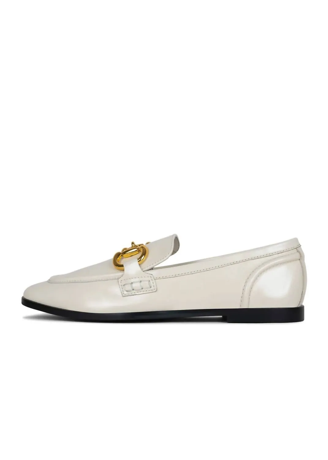 Women's Velviteen Loafer In Ivory Gold